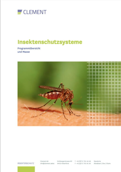 Clement Insektenschutz Technische Broschüre